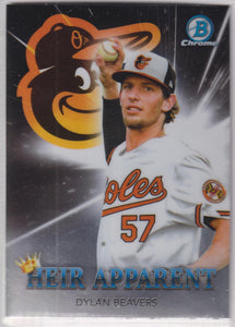 2022 Bowman Draft Heir Apparent Dylan Beavers #HA-20