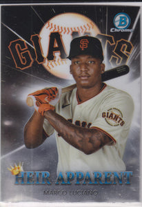 2022 Bowman Draft Heir Apparent Marco Luciano #HA-16