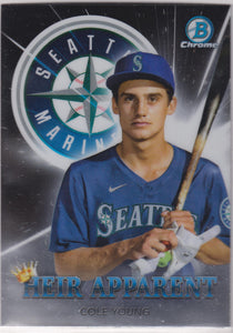 2022 Bowman Draft Heir Apparent Cole Young #HA-17