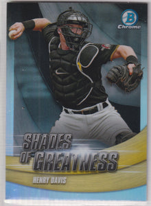 2022 Bowman Chrome Shades of Greatness Henry Davis #SG-3