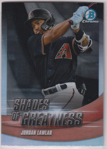 2022 Bowman Chrome Shades of Greatness Jordan Lawlar #SG-4