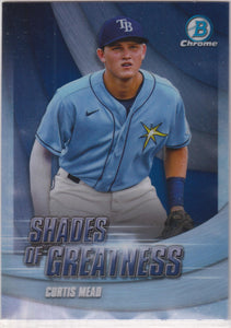 2022 Bowman Chrome Shades of Greatness Curtis Mead #SG-13