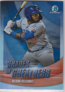 2022 Bowman Chrome Shades of Greatness Nelson Velazquez #SG-21