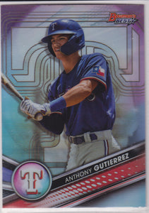 2022 Bowman's Best Refractor Top Prospects Anthony Gutierrez #TP-22