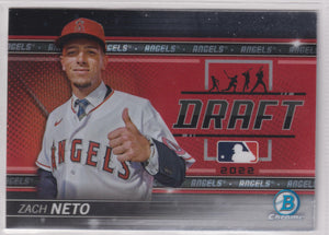 2022 Bowman Draft Bowman Draft Night Zach Neto #BDN-3