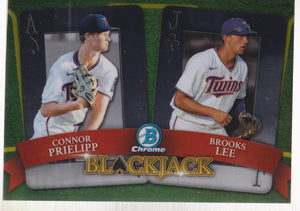 2022 Bowman Draft Blackjack Connor Prielipp - Brooks Lee #BJ-6