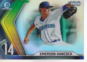 2022 Bowman Chrome Bowman Scouts Top 100 Emerson Hancock #BTP-14
