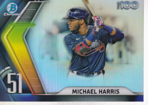 2022 Bowman Chrome Bowman Scouts Top 100 Michael Harris #BTP-51