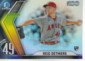 2022 Bowman Chrome Bowman Scouts Top 100 Reid Detmers #BTP-49 RC