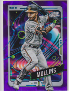 2024 Topps Chrome Cosmic Purple Nebula Refractor 110/150 Cedric Mullins #119