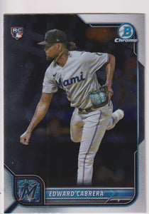 2022 Bowman Chrome Baseball Edward Cabrera #44 RC