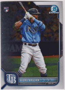 2022 Bowman Chrome Baseball Vidal Brujan #89 RC