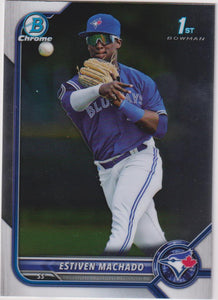 2022 Bowman Chrome Prospects Estiven Machado #BCP-12