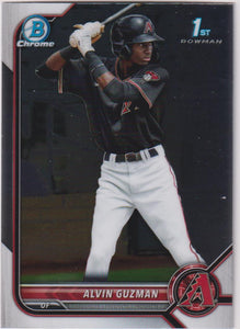 2022 Bowman Chrome Prospects Alvin Guzman #BCP-18