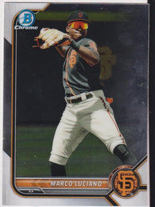 2022 Bowman Chrome Prospects Marco Luciano #BCP-7