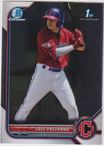 2022 Bowman Chrome Prospects Jose Pastrano #BCP-21
