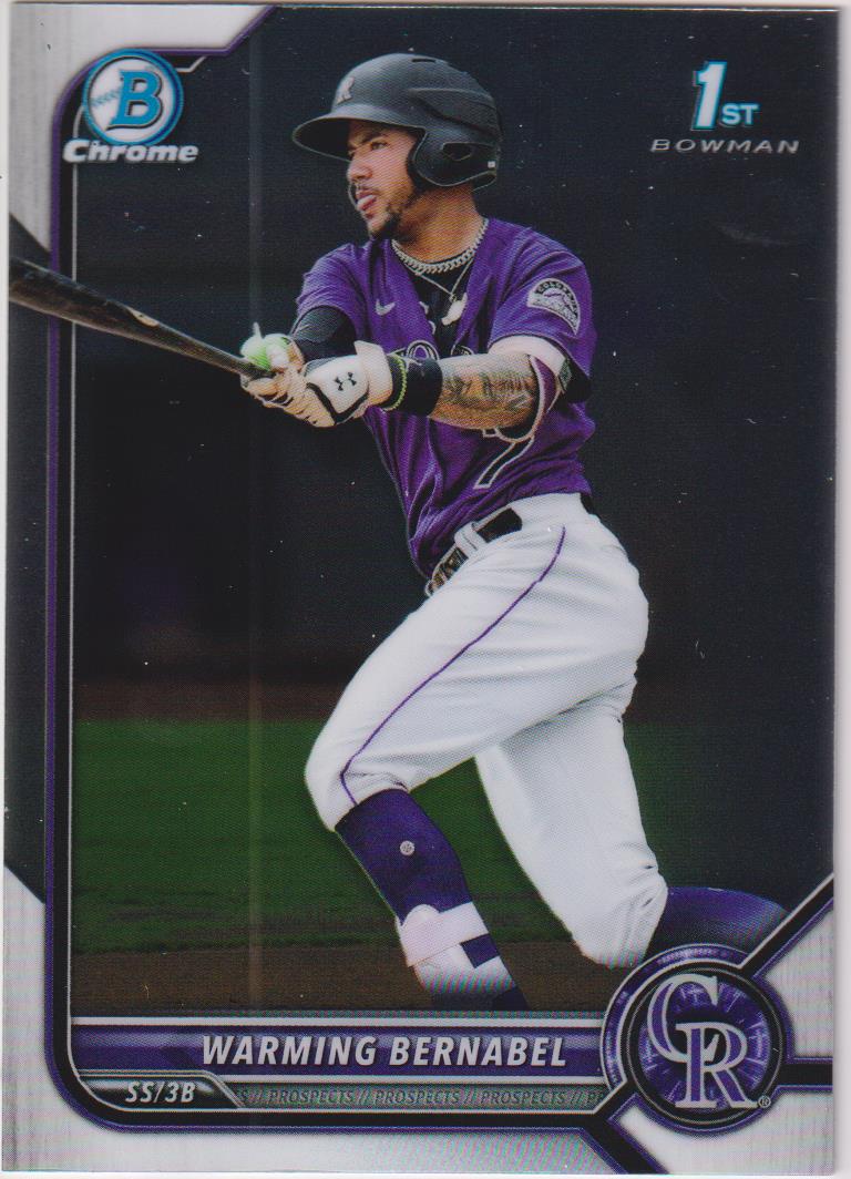 2022 Bowman Chrome Prospects Warming Bernabel #BCP-46