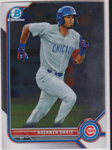 2022 Bowman Chrome Prospects Brennen Davis #BCP-37