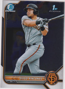 2022 Bowman Chrome Prospects Diego Rincones #BCP-65