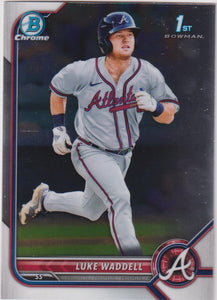 2022 Bowman Chrome Prospects Luke Waddell #BCP-48