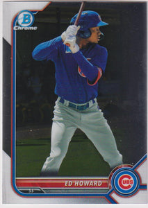 2022 Bowman Chrome Prospects Ed Howard #BCP-64