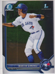 2022 Bowman Chrome Prospects Martin Gimenez #BCP-97