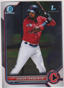 2022 Bowman Chrome Prospects Junior Sanquintin #BCP-80
