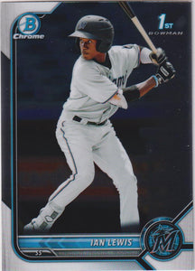 2022 Bowman Chrome Prospects Ian Lewis #BCP-96