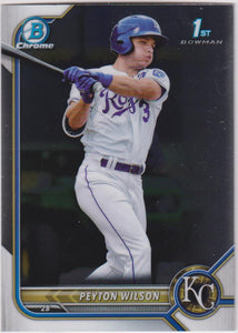 2022 Bowman Chrome Prospects Peyton Wilson #BCP-85