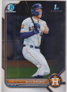 2022 Bowman Chrome Prospects Will Wagner #BCP-105