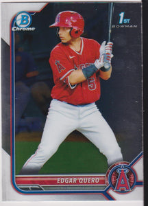 2022 Bowman Chrome Prospects Edgar Quero #BCP-123