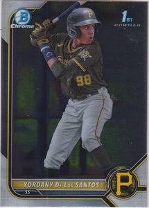 2022 Bowman Chrome Baseball Prospects Yordany De Los Santos #BCP-166