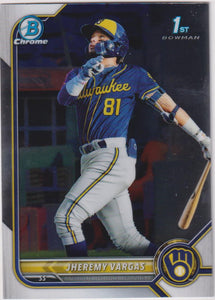 2022 Bowman Chrome Prospects Jheremy Vargas #BCP-144
