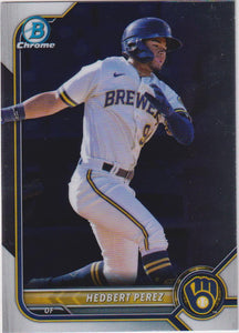 2022 Bowman Chrome Baseball Prospects Hedbert Perez #BCP-162