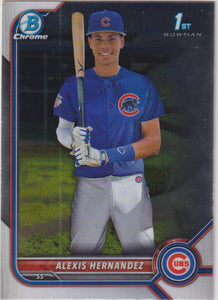 2022 Bowman Chrome Baseball Prospects Alexis Hernandez #BCP-172