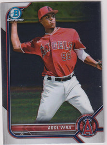 2022 Bowman Chrome Baseball Prospects Arol Vera #BCP-177