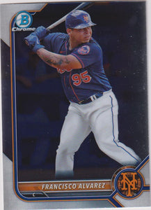 2022 Bowman Chrome Baseball Prospects Francisco Alvarez #BCP-184