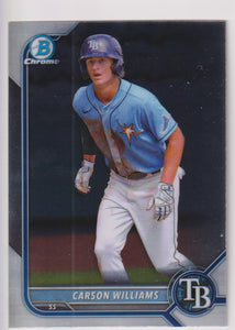 2022 Bowman Chrome Baseball Prospects Carson Williams #BCP-197