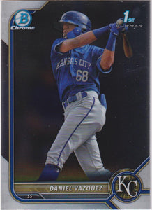 2022 Bowman Chrome Baseball Prospects Daniel Vazquez #BCP-199