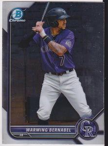 2022 Bowman Chrome Baseball Prospects Warming Bernabel #BCP-188