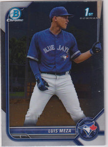 2022 Bowman Chrome Baseball Prospects Luis Meza #BCP-209
