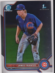 2022 Bowman Chrome Baseball Prospects James Triantos #BCP-208