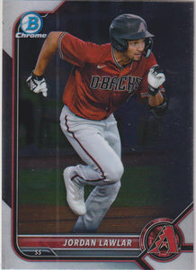 2022 Bowman Chrome Baseball Prospects Jordan Lawlar #BCP-235