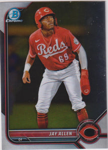 2022 Bowman Chrome Baseball Prospects Jay Allen #BCP-234