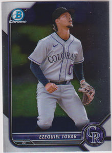 2022 Bowman Chrome Baseball Prospects Ezequiel Tovar #BCP-231