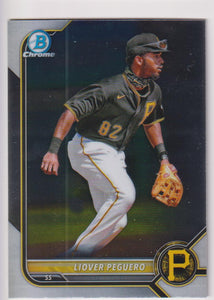 2022 Bowman Chrome Baseball Prospects Liover Peguero #BCP-242