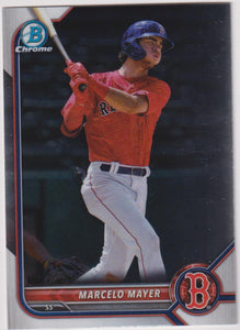 2022 Bowman Chrome Baseball Prospects Marcelo Mayer #BCP-237