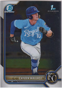 2022 Bowman Draft Chrome Cayden Wallace #BDC-12