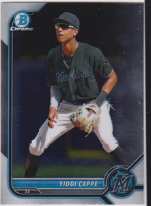 2022 Bowman Chrome Baseball Prospects Yiddi Cappe #BCP-248