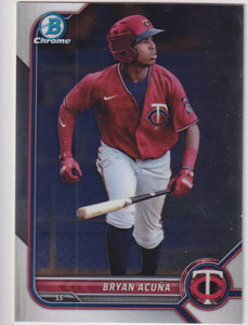 2022 Bowman Draft Chrome Bryan Acuña #BDC-19